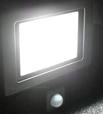 20w Outdoor LED PIR Floodlight IP65 Waterproof Cool White 6000k