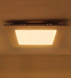 6w Recessed Ceiling LED Square Panel 3000K Warm White 120 x 120