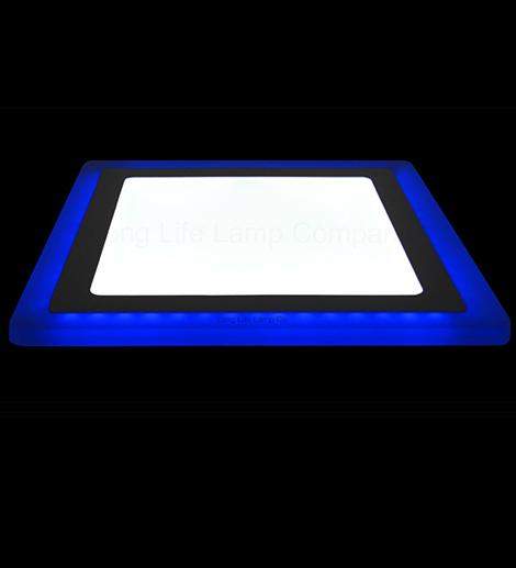 18w Recessed Ceiling LED Square Panel Blue 242 x 242